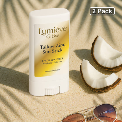2 Pack Tallow Zinc Sun Stick