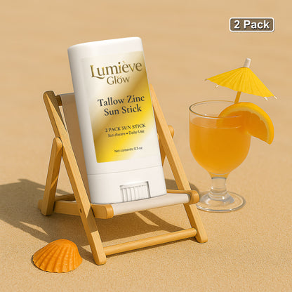 Tallow Zinc Sun Stick (2 Pack)
