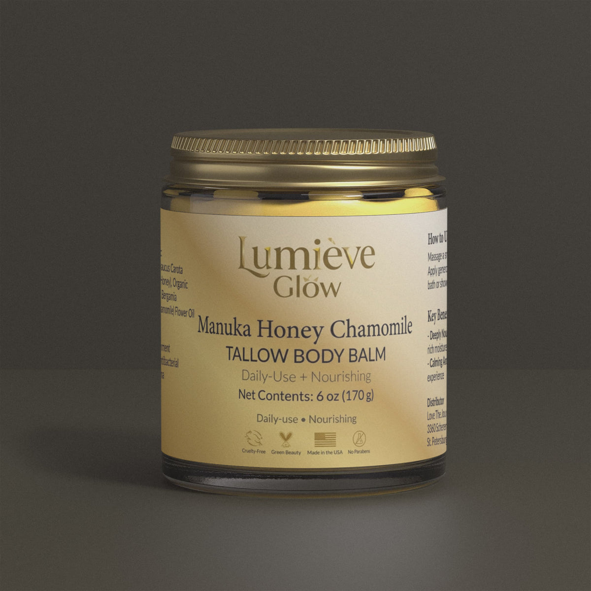 Manuka Honey Chamomile Tallow Body Balm