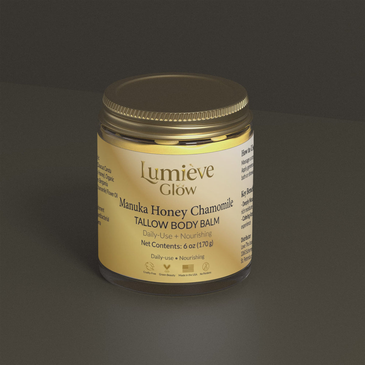 Manuka Honey Chamomile Tallow Body Balm