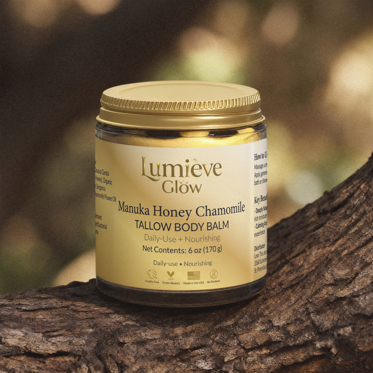 Manuka Honey Chamomile Tallow Body Balm