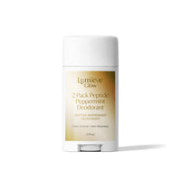 2 Pack Peptide Peppermint Deodorant