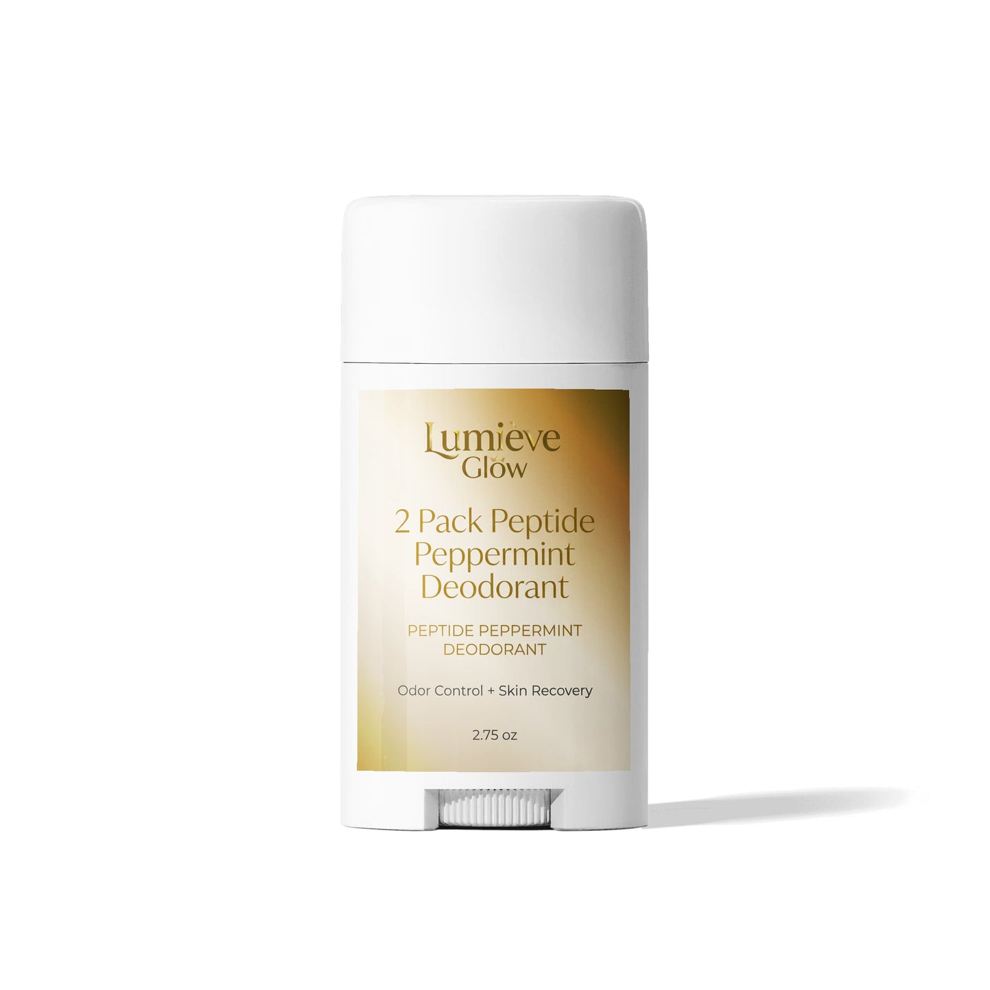 2 Pack Peptide Peppermint Deodorant