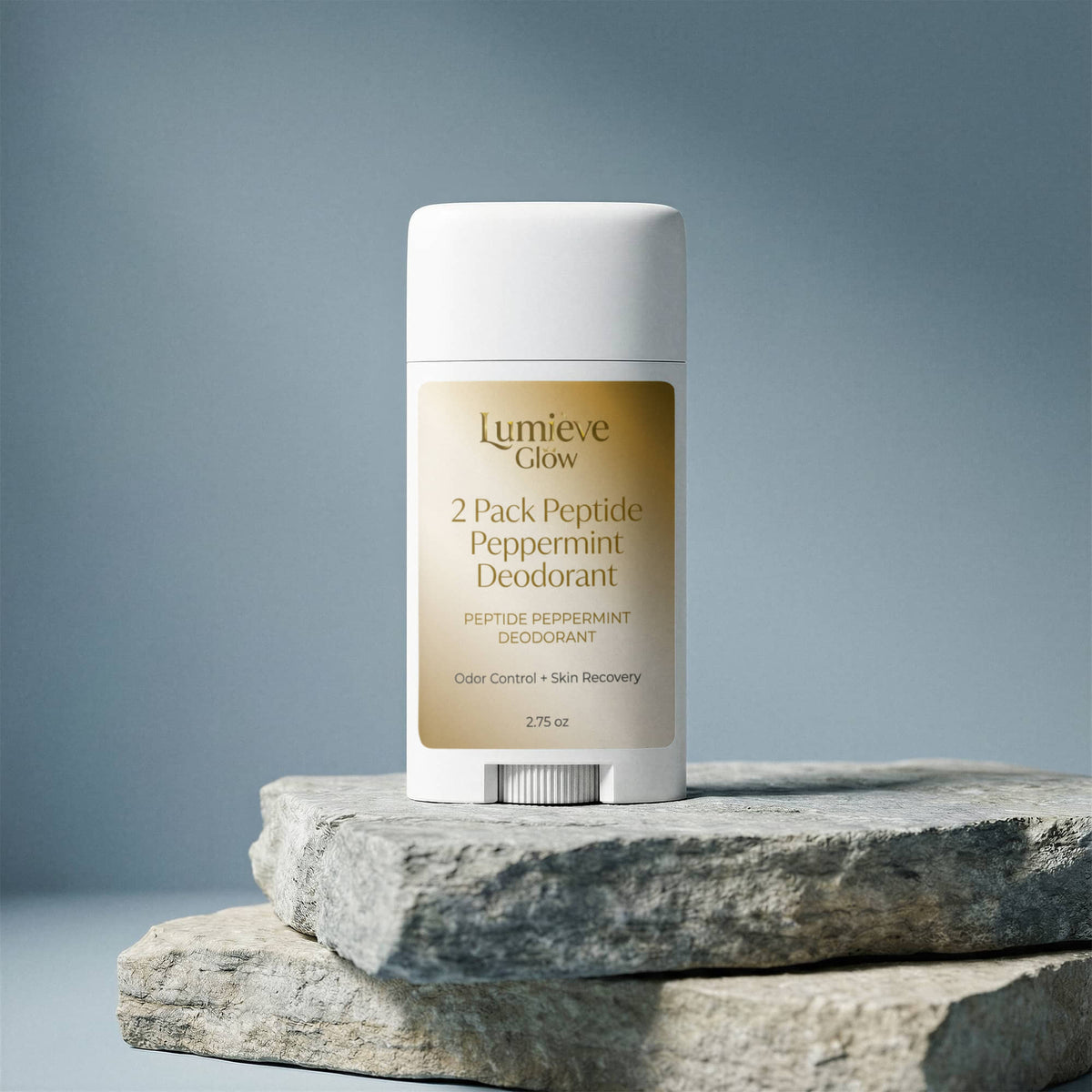 2 Pack Peptide Peppermint Deodorant
