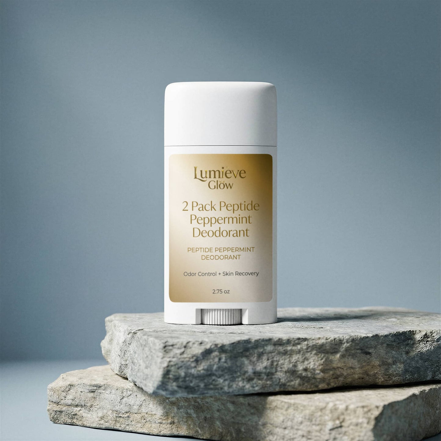 2 Pack Peptide Peppermint Deodorant