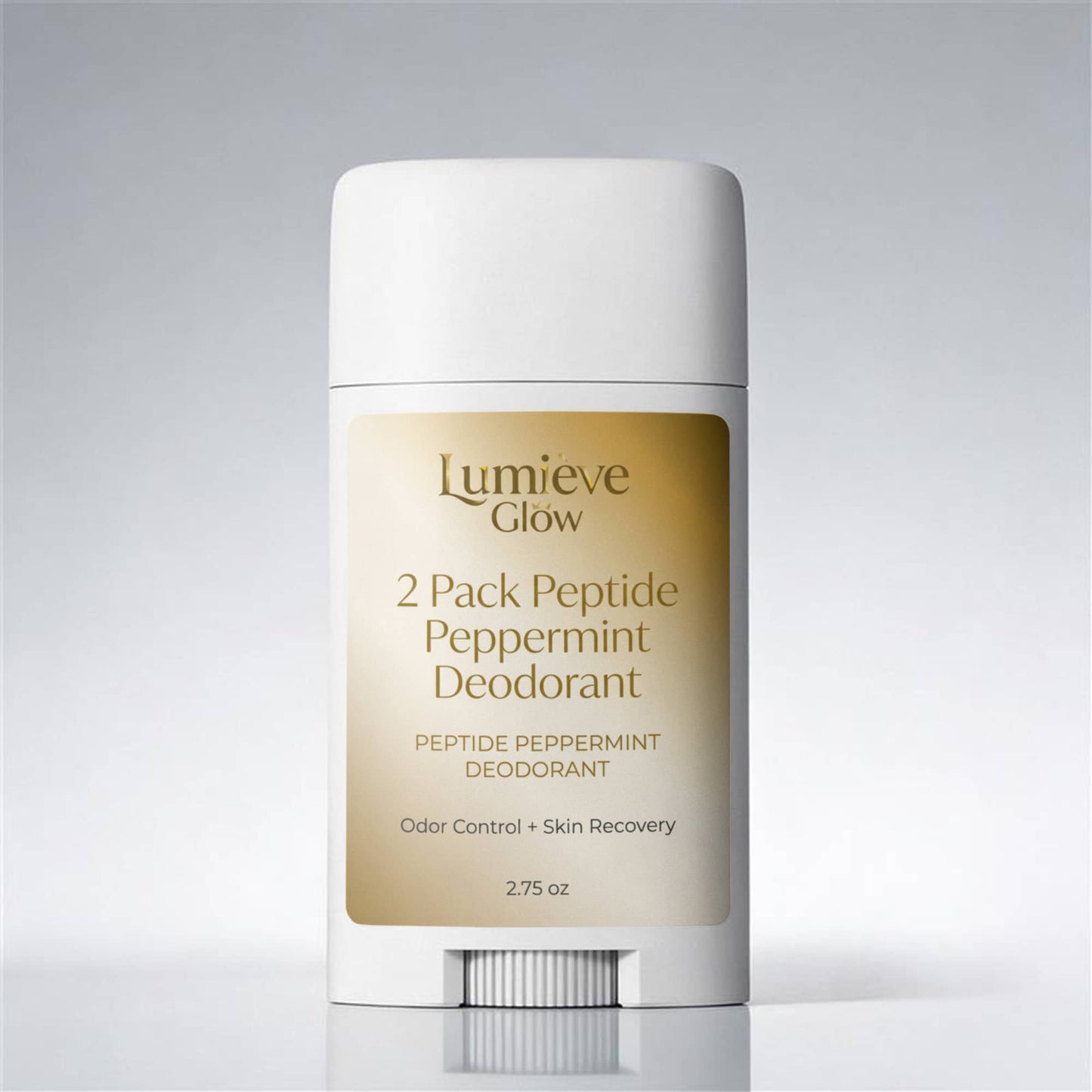 2 Pack Peptide Peppermint Deodorant