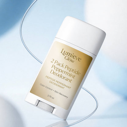 2 Pack Peptide Peppermint Deodorant