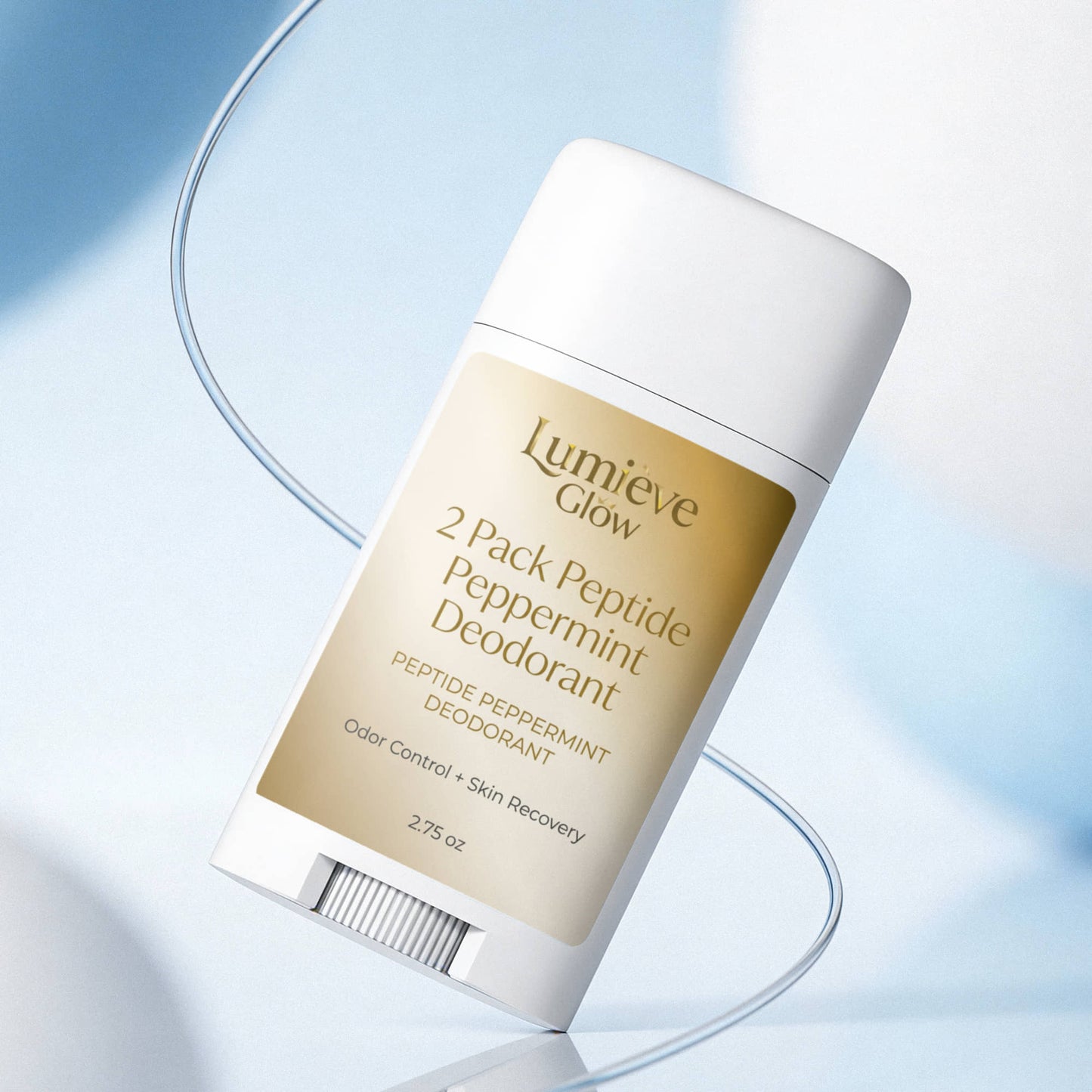 2 Pack Peptide Peppermint Deodorant