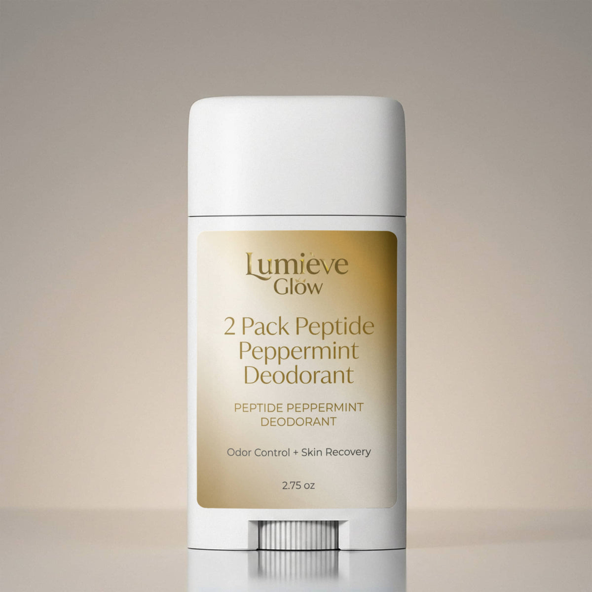 2 Pack Peptide Peppermint Deodorant