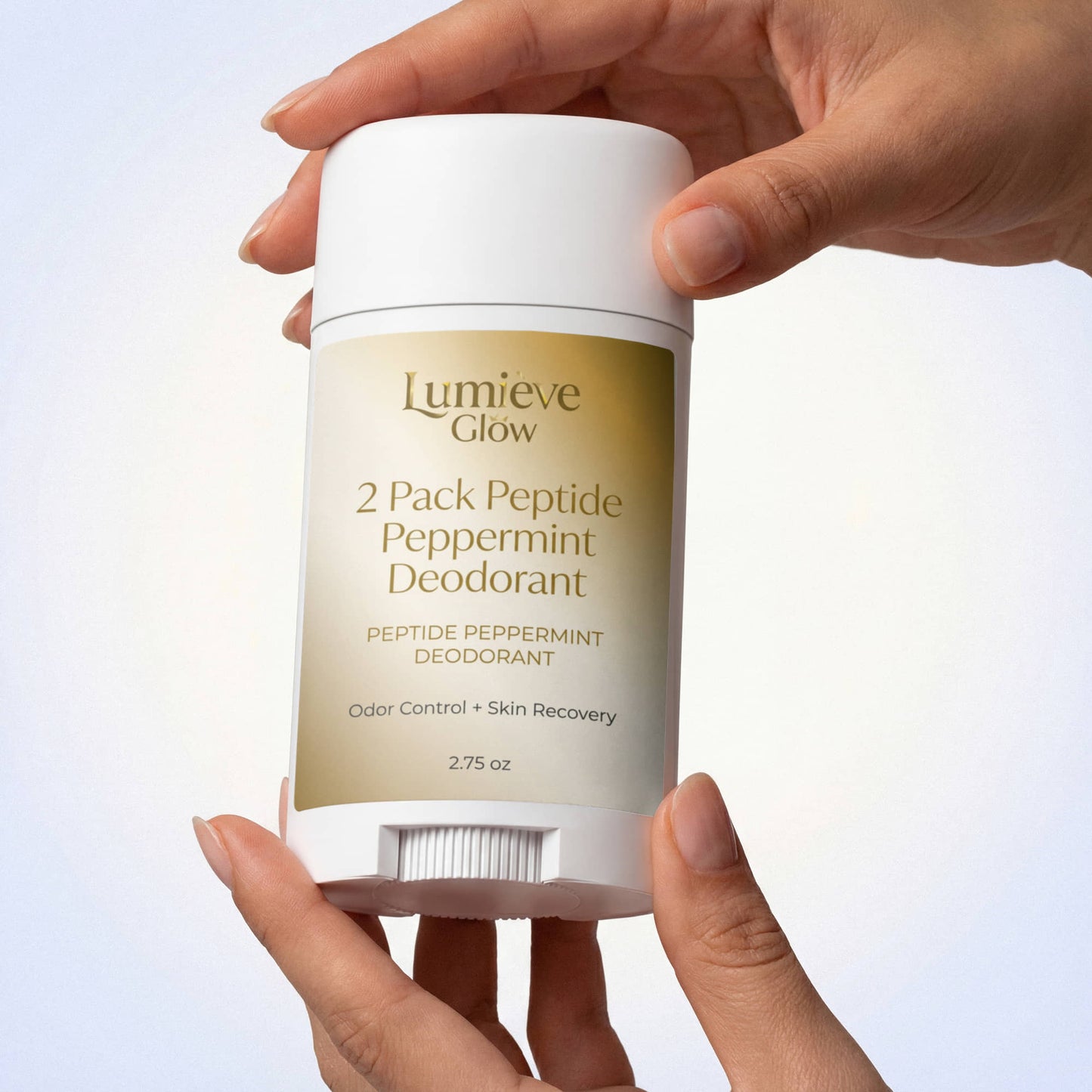 2 Pack Peptide Peppermint Deodorant