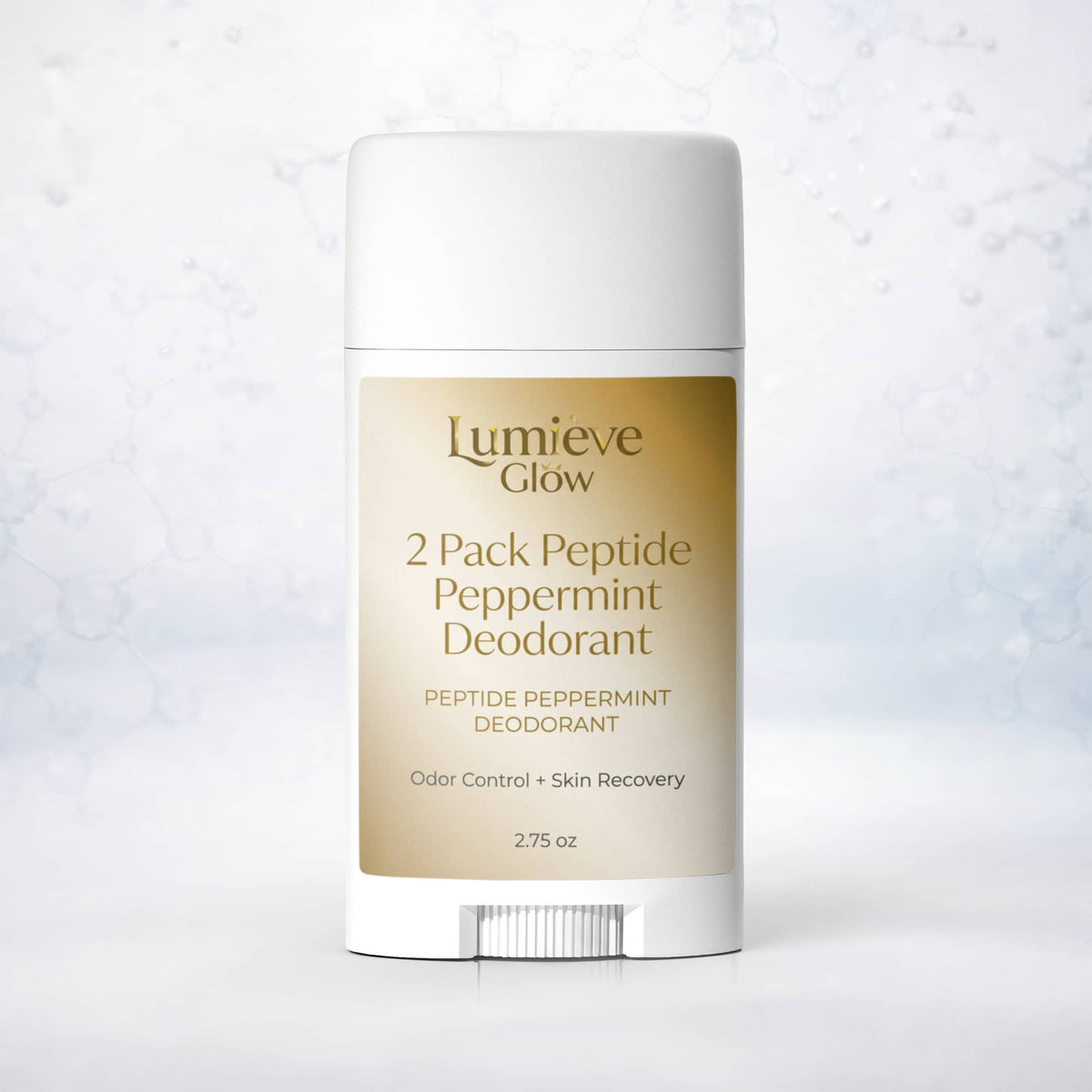 2 Pack Peptide Peppermint Deodorant