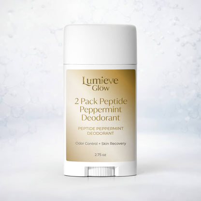 2 Pack Peptide Peppermint Deodorant