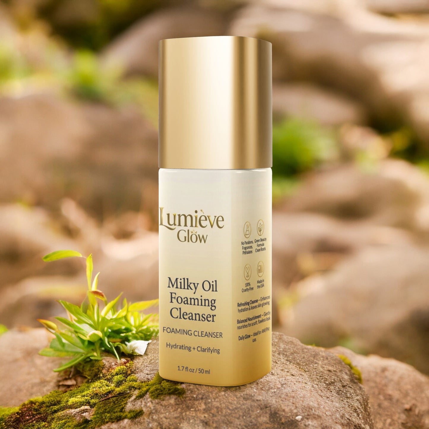Milky Oil Foaming Cleanser Gold Cap