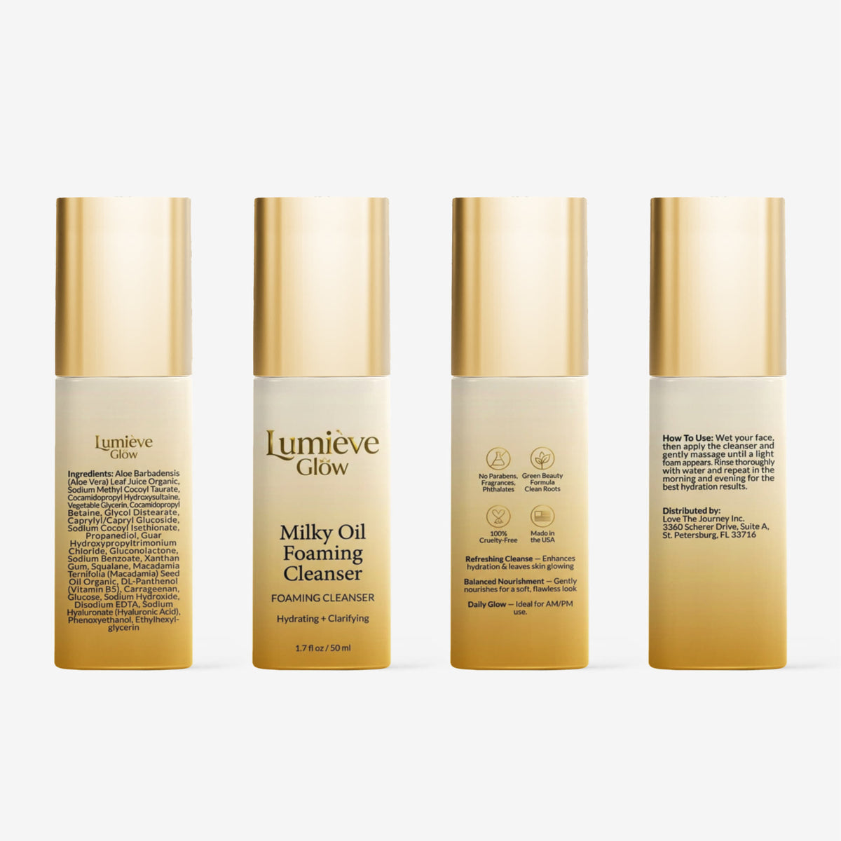 Milky Oil Foaming Cleanser Gold Cap