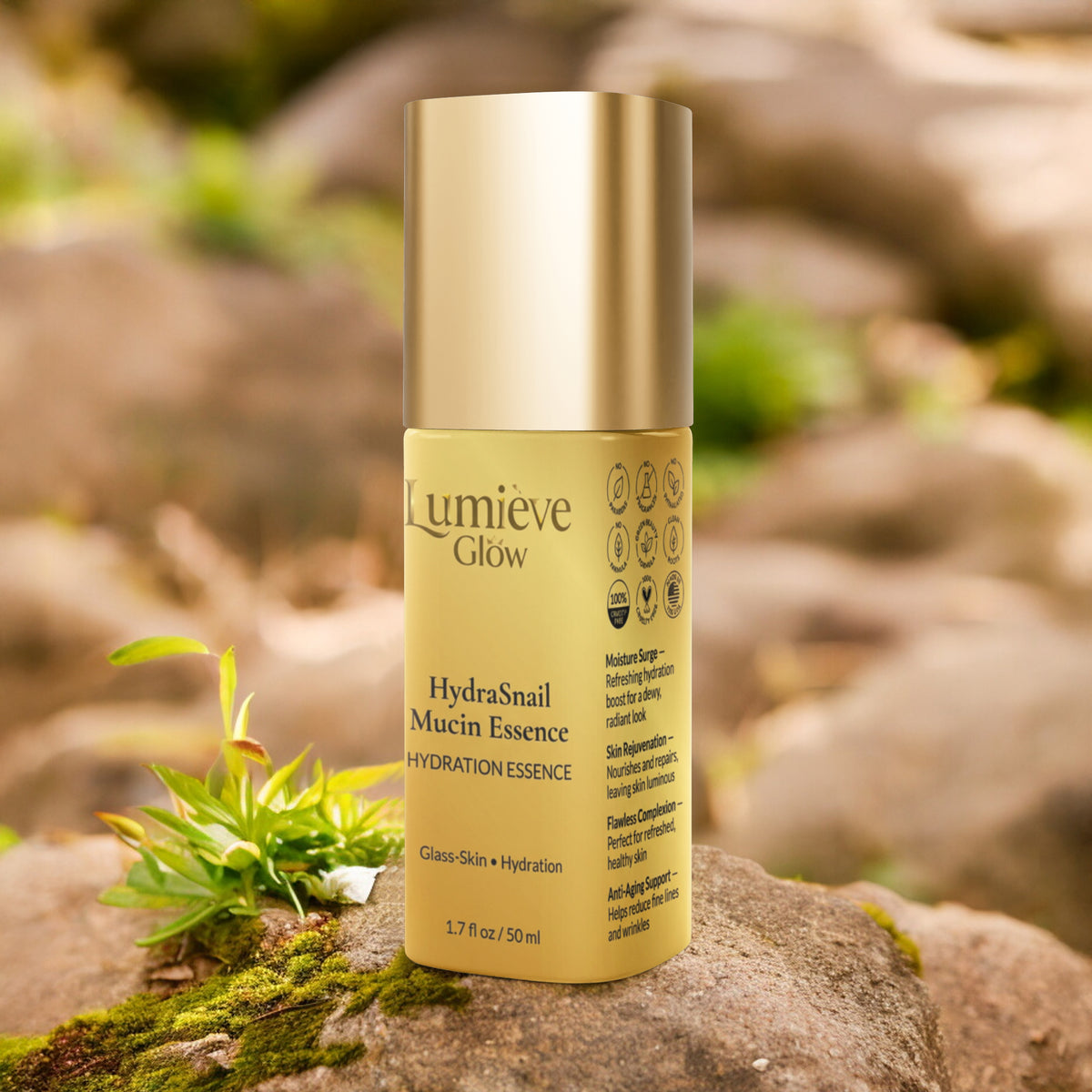 HydraSnail Mucin Essence Gold Cap