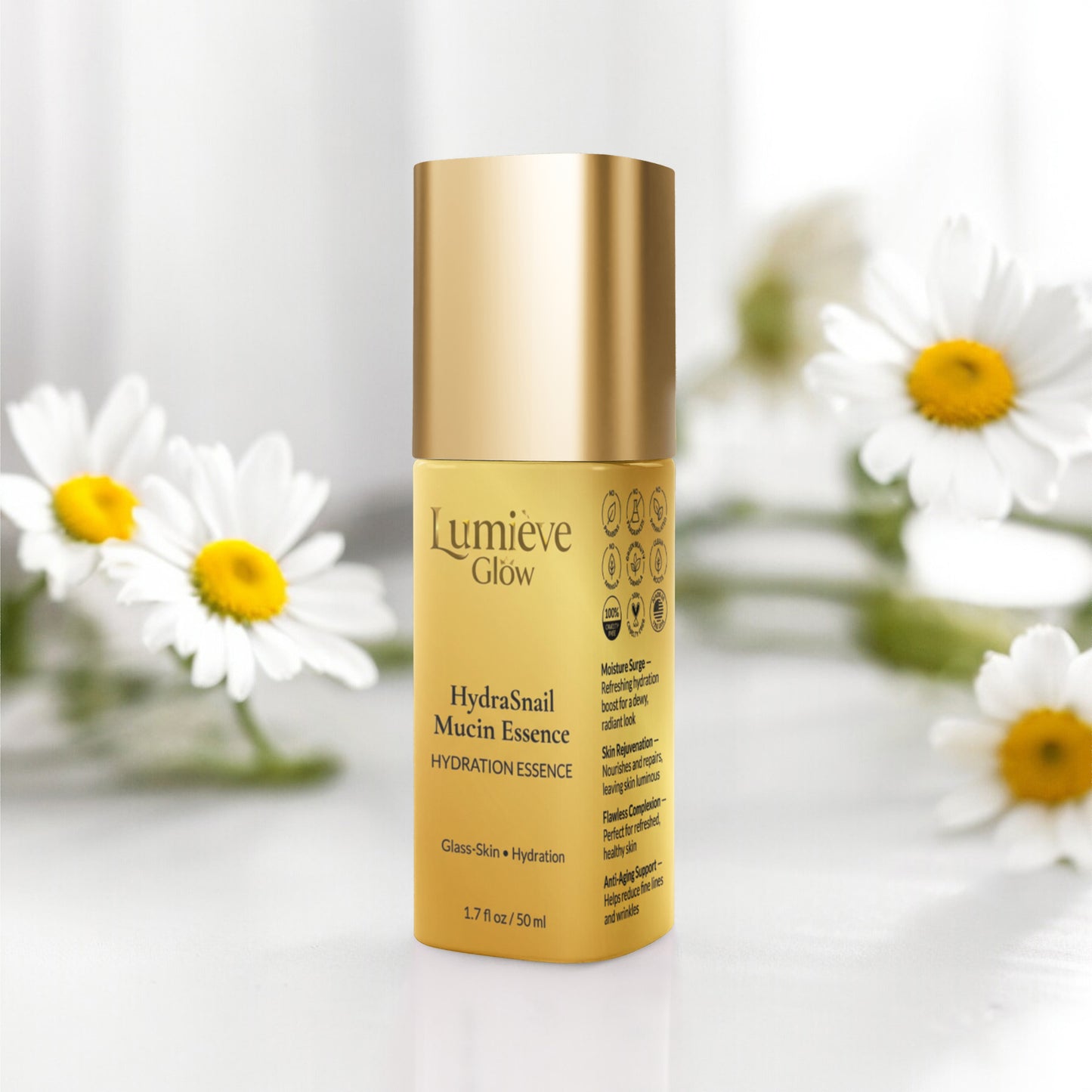 HydraSnail Mucin Essence Gold Cap