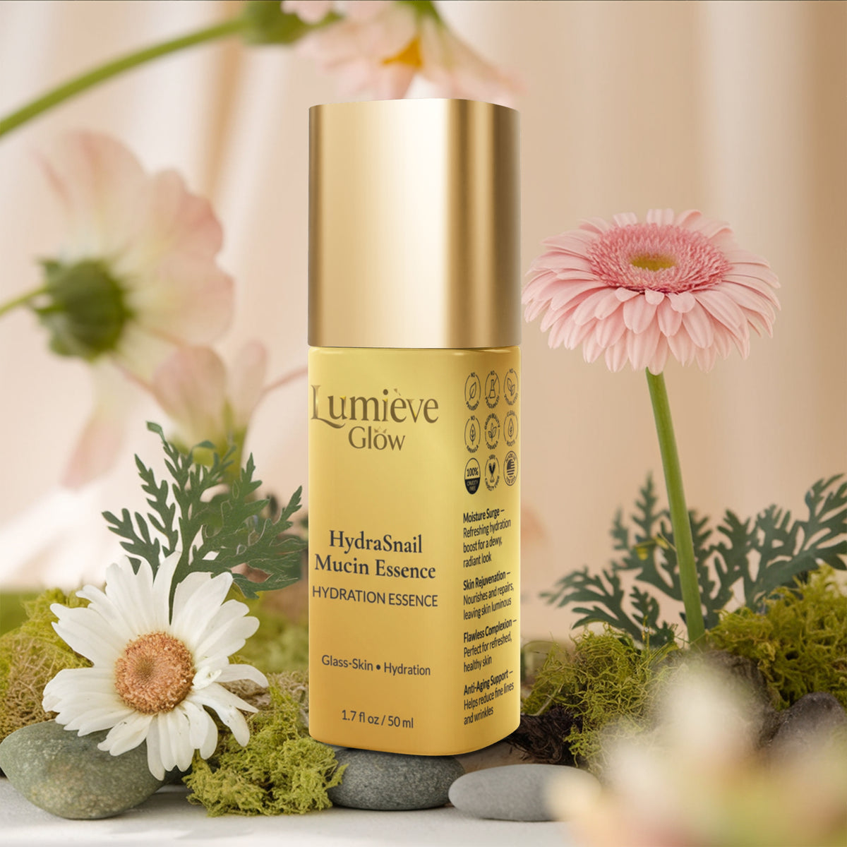 HydraSnail Mucin Essence Gold Cap