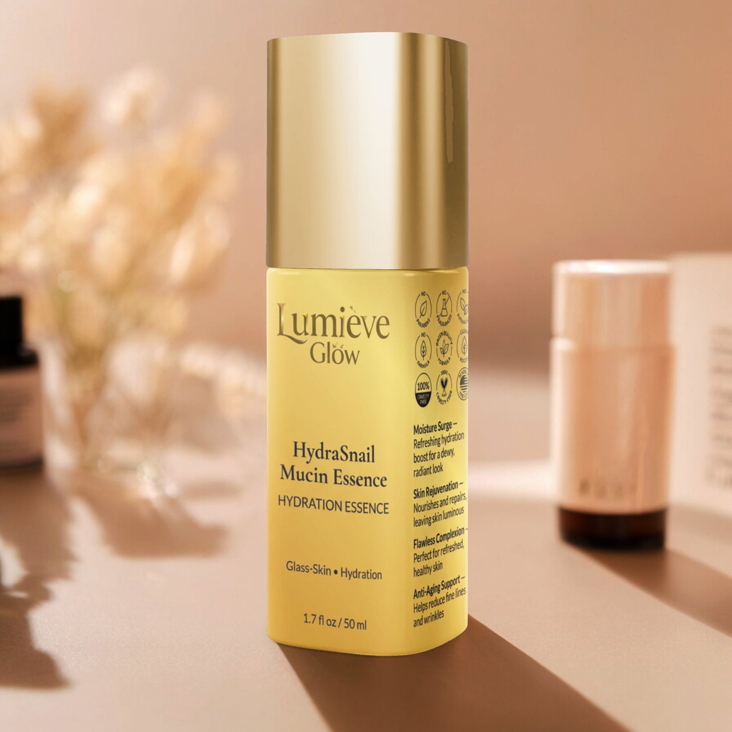HydraSnail Mucin Essence Gold Cap