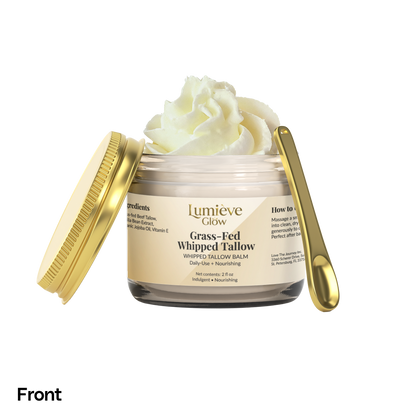 Whipped Grass-Fed Tallow Balm with Vanilla Bean