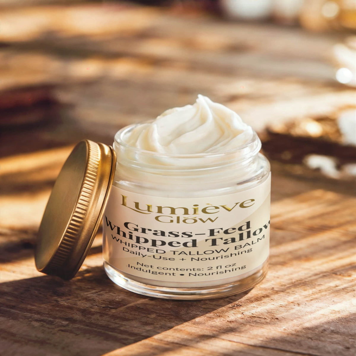 Whipped Grass-Fed Tallow Balm with Vanilla Bean