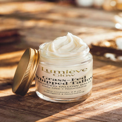 Whipped Grass-Fed Tallow Balm with Vanilla Bean
